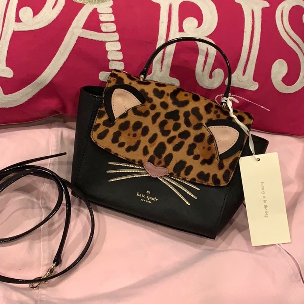♠️ kate spade leopard convertible crossbody 🐆💗